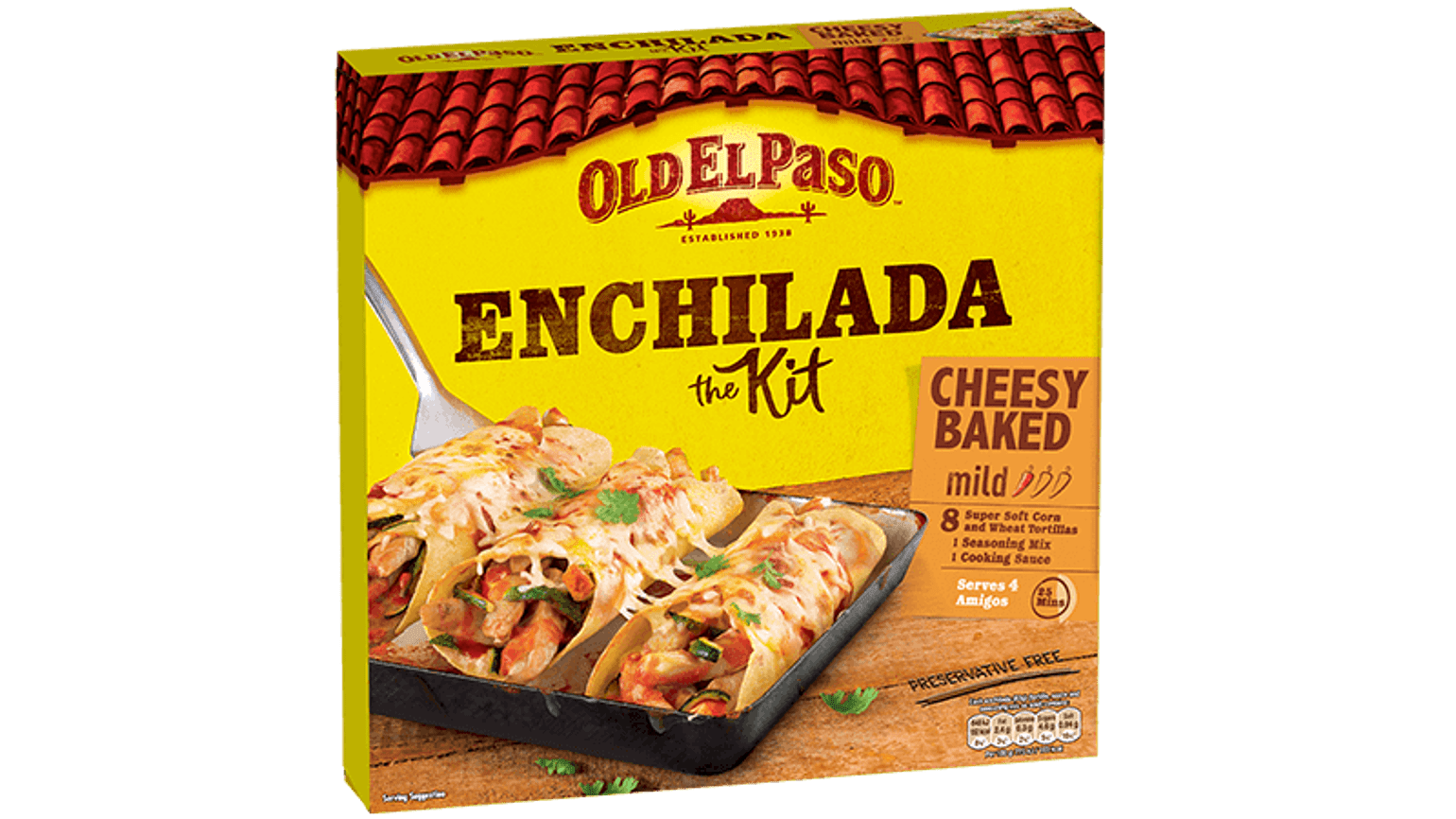 Cheesy Baked Enchilada Kit Mexican Food Old El Paso